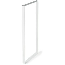 REI - Pied industriel en acier blanche à pores Mesures 30040800mm Hauteur : 80 cm 1 unité - talla