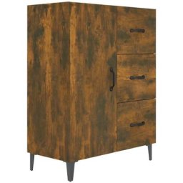 Vidaxl - Buffet Chêne fumé 69,5x34x90 cm Bois d'ingénierie Chêne fumé