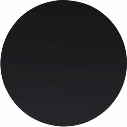 Dessus de table rond Verre trempé 700 mm Vidaxl Black
