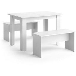 Ensemble de table ""Sentio 110cm blanc Vicco