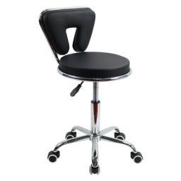 Tabouret de Fauteuil Pivotant à Dossier Bas Tabouret Pivotant de Chaise de Bureau réglable en
