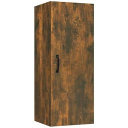 Armoire suspendue Chêne fumé 34,5x34x90 cm Bois d'ingénierie Vidaxl Chêne fumé