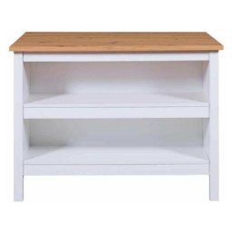 Paris Prix - Ilot De Cuisine Design keleana 124cm Blanc