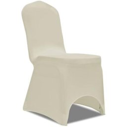 Vidaxl - 50 housses de chaise extensibles crème Crème