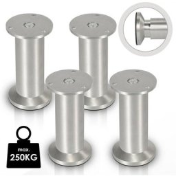 4X pieds en épingle Pieds de meuble Canapé Pied de support Pied d'armoire Réglable Armoire Pied de