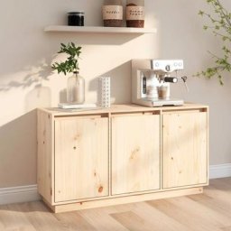 Buffet Bahut | Meuble de rangement Commode 111x34x60 cm Bois massif de pin 63302 - Brun