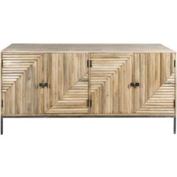 Buffet en bois de manguier Paulette - Marron