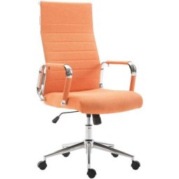 Fauteuil de bureau Kolumbus tissu orange