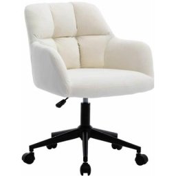 Chaise de Bureau à Roulettes Fauteuil Bureau Chaise Bureau Réglable en Hauteur à Domicile, Velours,