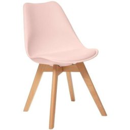 Ac-déco - Chaise à coque baya - 48 x 55 x 81 cm - Rose - Livraison gratuite - Rose