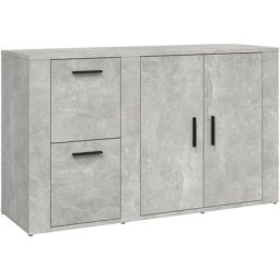 Buffet Gris béton 100x33x59,5 cm Bois d'ingénierie Vidaxl Gris béton