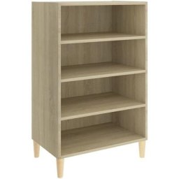 Buffet Chêne sonoma 57x35x90 cm Aggloméré Vidaxl Chêne sonoma