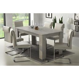 Table de salle à manger extensible, Console extensible, Table moderne avec rallonges, 160 /