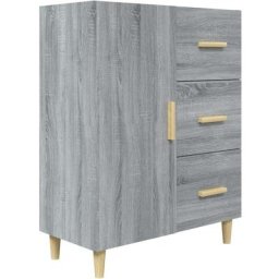 Vidaxl - Buffet Sonoma gris 69,5x34x90 cm Bois d'ingénierie Sonoma gris