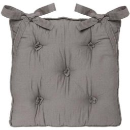 Atmosphera - Galette de chaise - l 40 cm x l 40 cm - Gris - Livraison gratuite - Gris