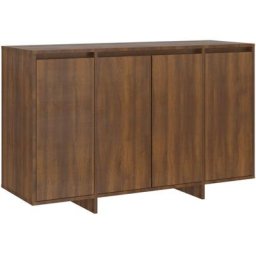 Buffet Chêne marron 120x41x75 cm Aggloméré Vidaxl Chêne marron