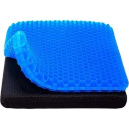Coussin de Siège en Gel à Mémoire , Coussin en Gel, Coussin Chaise Ergonomique Orthopédique pour