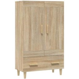 Buffet haut Chêne sonoma 70x31x115 cm Bois d'ingénierie Vidaxl Chêne sonoma