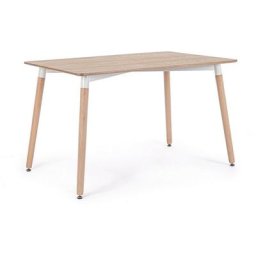 Table en bois de style naturel 120x80
