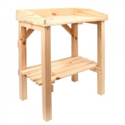 Table à rempoter pour enfant - l 48 x p 32,2 x h 60,8 cm - Bois de pin - Livraison gratuite - Beige