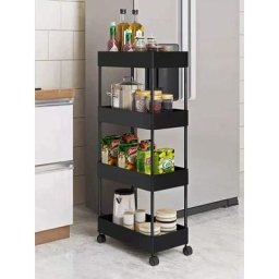 Wyctin - Hofuton Chariot à roulettes utilitaire à 4 niveau, organisateur de rangement