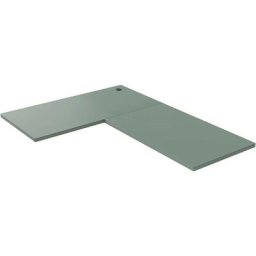Fezibo - Plateau Angle Stable Durable - 160*120 cm Grand Planche en Forme l diy pour Bureau d'angle