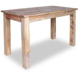 Table de salle à manger Bois de récupération 120 x 60 x 77 cm Vidaxl Brun