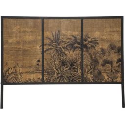 Tête de lit Bota - métal et bois - 160x120 cm Atmosphera créateur d'intérieur - Marron