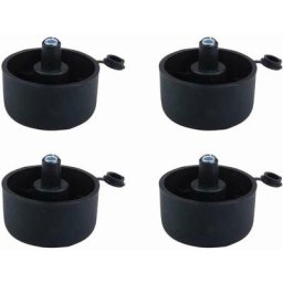 4x Pied de meuble réglable ajustable en plastique Meuble tv Canapé Buffet Armoire Table Lit Bureau