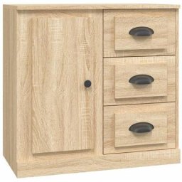 Buffet chêne sonoma 70x35,5x67,5 cm bois d'ingénierie Vidaxl Chêne sonoma