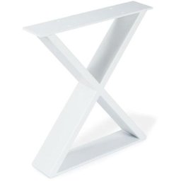 REI - Pied de meuble en acier blanc à pores Mesures 38080382mm Hauteur : 38,2 cm 1 unité - talla