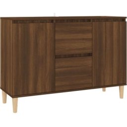 Buffet Chêne marron 103,5x35x70 cm Bois d'ingénierie Vidaxl Chêne marron