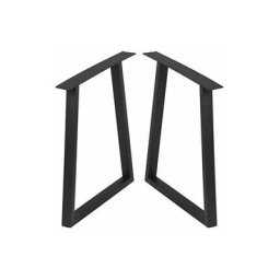 2PCS Pieds de table jambe bureau Table à Manger Pied en Métal supports soutient pour les meubles à