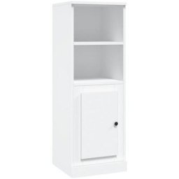 Buffet haut blanc 36x35,5x103,5 cm bois d'ingénierie Vidaxl Blanc