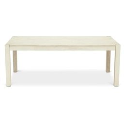 Tolle Table de salle à manger 100x200 cm en chêne traité au savon, avec espace pour 2 inserts