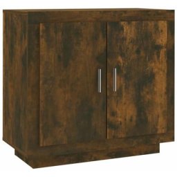 Vidaxl - Buffet Chêne fumé 80x40x75 cm Bois d'ingénierie Chêne fumé