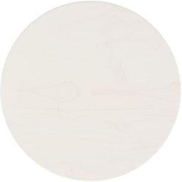 Vidaxl - Dessus de table Blanc Ø30x2,5 cm Bois de pin massif White