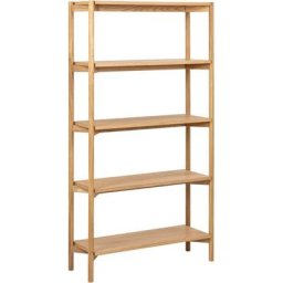 Braidwood Étagère avec 4 tablettes de rangement, style natur. - Naturelle