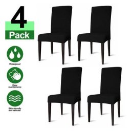 Randaco - 4X housses de chaise Chair Covers housse de chaise universelle étanche balançoire chaises