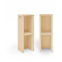 Pack 2 table d'appoint Lina petite naturelle