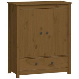 Buffet Marron miel 83x41,5x100 cm Bois massif de pin Vidaxl marron miel