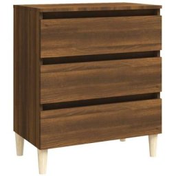 Buffet Chêne marron 60x35x69 cm Bois d'ingénierie Vidaxl Chêne marron