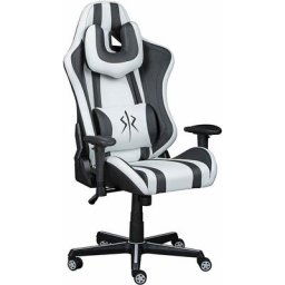 Chaise de bureau - Zoro - 70 x 59 cm - Noir et blanc - Livraison gratuite - Blanc