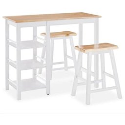 Ensemble de bar 3 pcs mdf Blanc Vidaxl Blanc