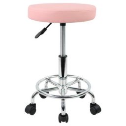Kktoner - Tabouret réglable en Hauteur Rotatif Tabouret de Bar Tabouret de Travail en Cuir
