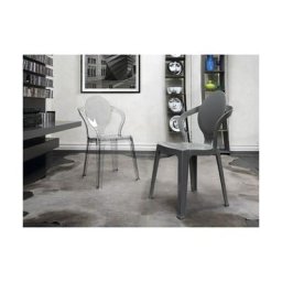 Scab Design - Chaise design - spoon - vendu à l'unité - deco - Gris Transparent