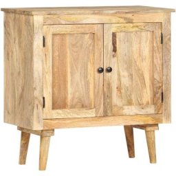 Buffet 75 x 35 x 75 cm Bois de manguier massif Vidaxl Brun