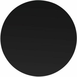 Dessus de table rond Verre trempé 600 mm Vidaxl Black
