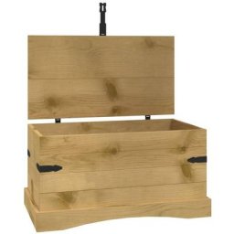 Vidaxl - Coffre de rangement Pin mexicain Gamme Corona 91x49,5x47 cm Brun