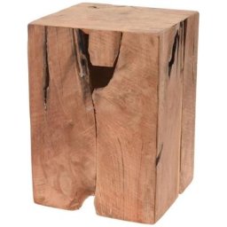 Tabouret Bois de teck recyclé H&s Collection n/a